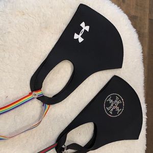 Face mask with string